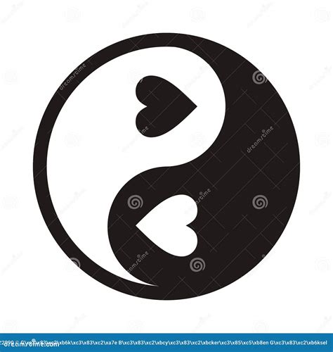 Yin Yang Love Stock Illustration Illustration Of Balance 4222990