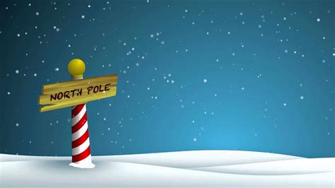 North Pole Hd Background Loop Youtube