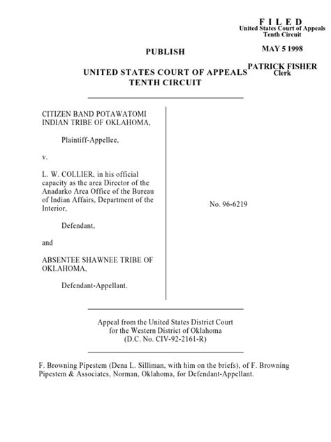 Publish United States Court Of Appeals Tenth Circuit Filed Download