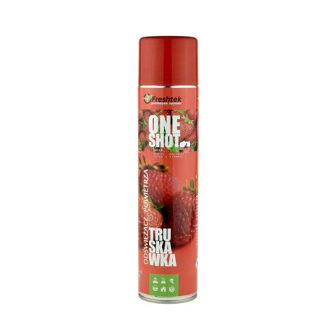 Odświeżacz powietrza Freshtek One Shot Truskawka 600ml autokosmetyki