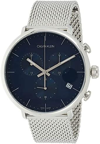 Calvin Klein Reloj Cronógrafo para Unisex Adultos de Cuarzo con Correa