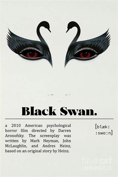 Black Swan Poster Movie Digital Art by Kyung Chee - Fine Art America