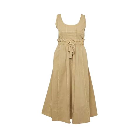 Jual Ulla Johnson Ulla Johnson Monroe Dress Khaki Original 2024