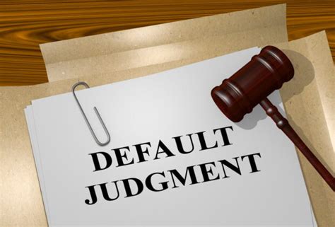 What Is A Default Judgment In A Civil Law Case My Business Planet