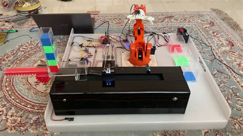 Arduino Controlled Color Sorting Robotic Arm Youtube