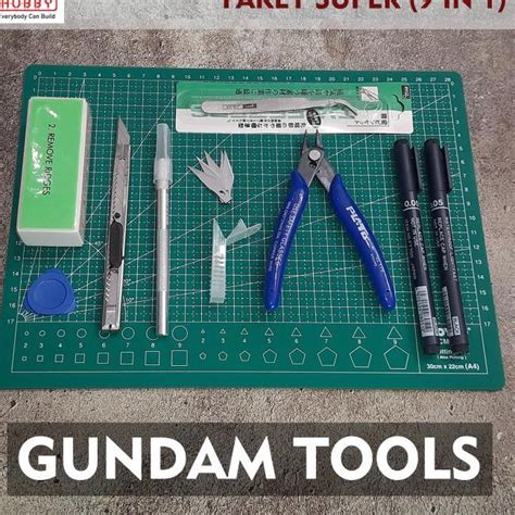 Jual Paket Super In Gundam Tools Rakit Gunpla Tool Kit Set Nipper