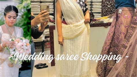 වෙඩින් සාරි එක ගන්න ගියා🤪 Mini Vlog Wedding Saree Shopping Bridal Saree Roop Kalaa