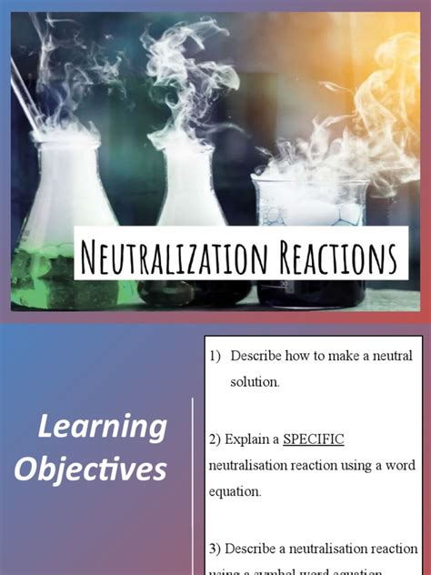 Neutralisation Reactions (Part 1) | Download Free PDF | Salt (Chemistry) | Ph