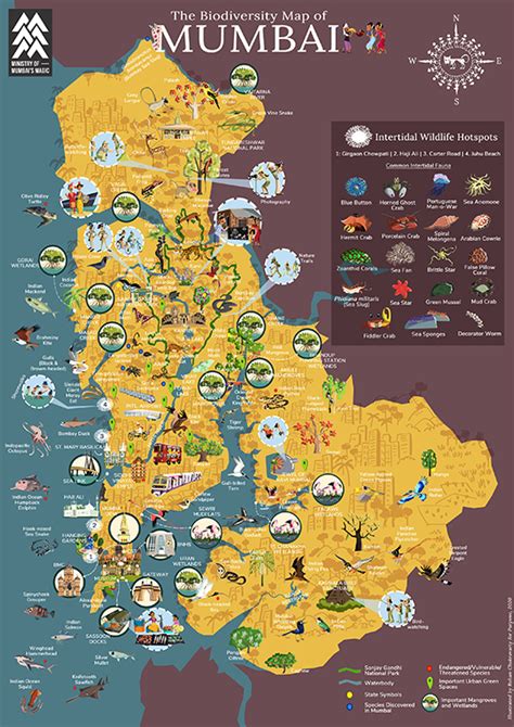 green humour biodiversity map  mumbai