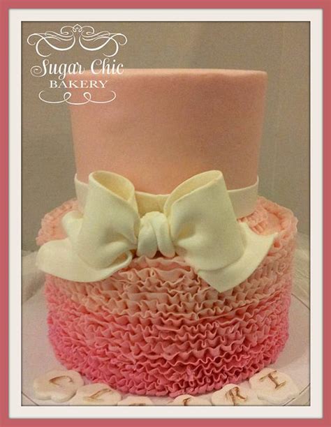 Buttercream Ruffles Decorated Cake By Tracy Smith CakesDecor