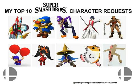 Yet Another List For Newcomers For Smash Bros By Saiyanpikachu On