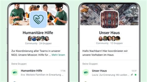 Whatsapp Führt Neue Funktion «communitys Für Gruppenchats Ein Blick