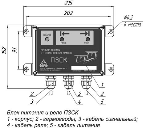 Приборы защиты от столкновения кранов