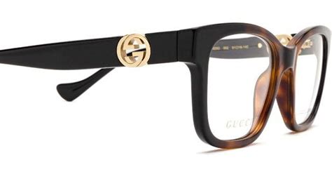 Gucci Gg1025o And Havana Female Eyeglasses In Black Lyst