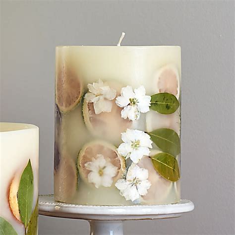 Decorative Scented Candle White Flower Farm