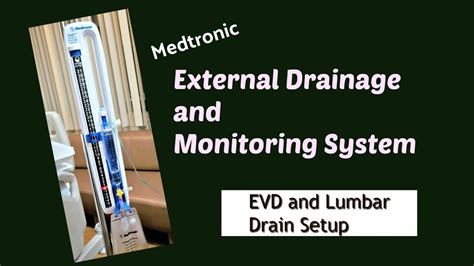 Evd Lumbar Drain System Setup And Overview Medtronic Youtube