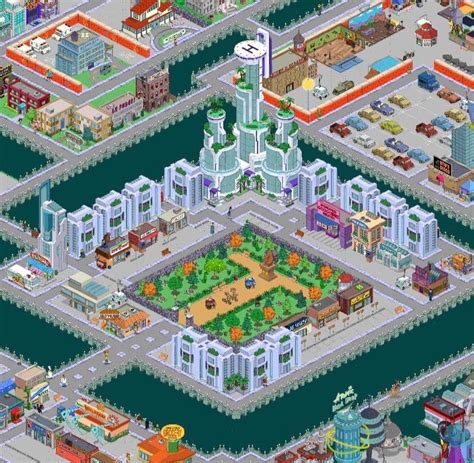 Simpsons Tapped Out Springfield Simpsons Springfield Tapped Out Los