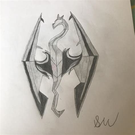 Skyrim Logo Drawing At Explore Collection Of