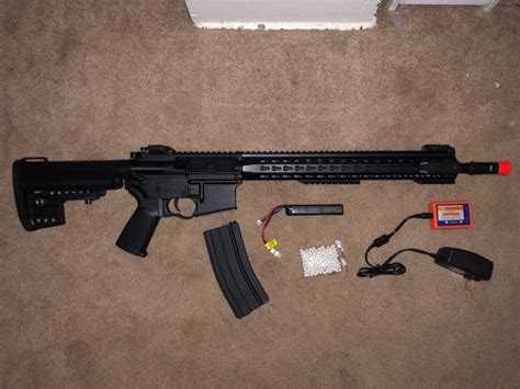 Sold Cyma Sport Full Metal Keymod M4 Aeg W Keymod Handguard Model 13