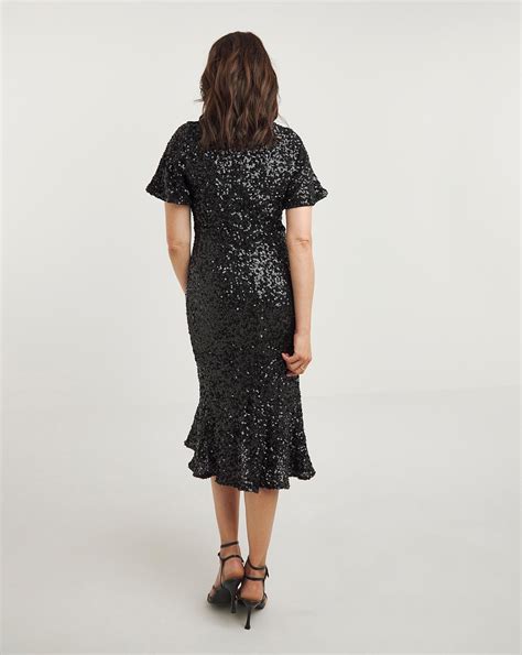 Joanna Hope Sequin Midi Dress Oxendales