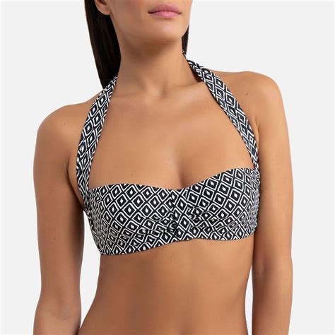 Bikini Oberteil Mit Grafikprint R Ckenfrei Bikini Oberteile