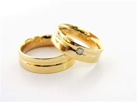 Marriage Wedding Rings For Couples Gold