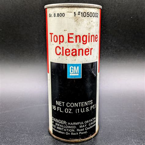 Gm Top Engine Cleaner Can Parrys Vintage