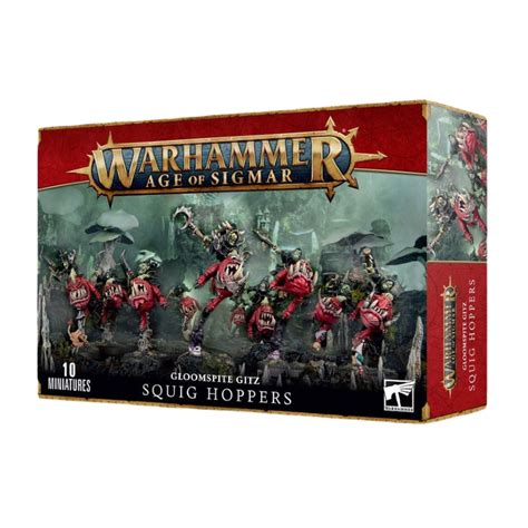 GLOOMSPITE GITZ SQUIG HOPPERS BOINGROT BOUNDERZ Mondes Fantastiques