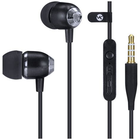 Fone De Ouvido P Intra Auricular Sound Casual Preto Met Lico C Microf