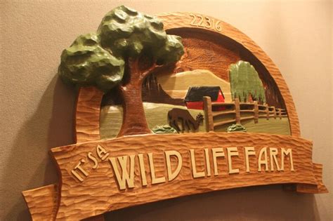 CUSTOM FARM SIGN Ranch Signs Hand Carved Signs Hand Made Signs Carved ...