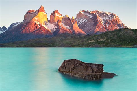 Sunrise over Cuernos del Paine - Patagonia - Colby Brown Photography