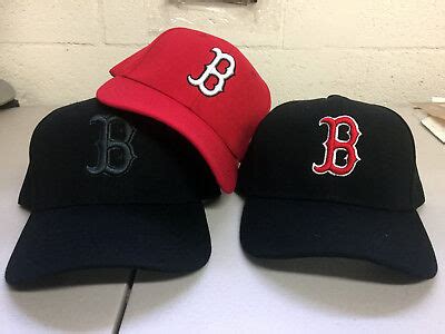 Boston Red Sox Cap Logo Hat Embroidered Men Adjustable Curved | eBay