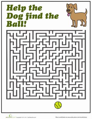 Printable Maze Worksheets For Grade 1 – Kidsworksheetfun