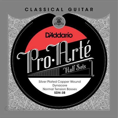 Struna D Addario Sdn B Half Set Pro Arte Dynacore Silver Plated Copper