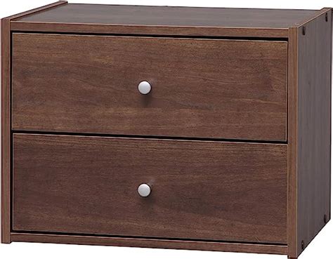 Amazon Brand Movian Iris Ohyama Wooden Storage Box Cabinet With