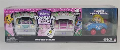 Disney Doorables Let S Go Series Road Trip Alice Car Figures