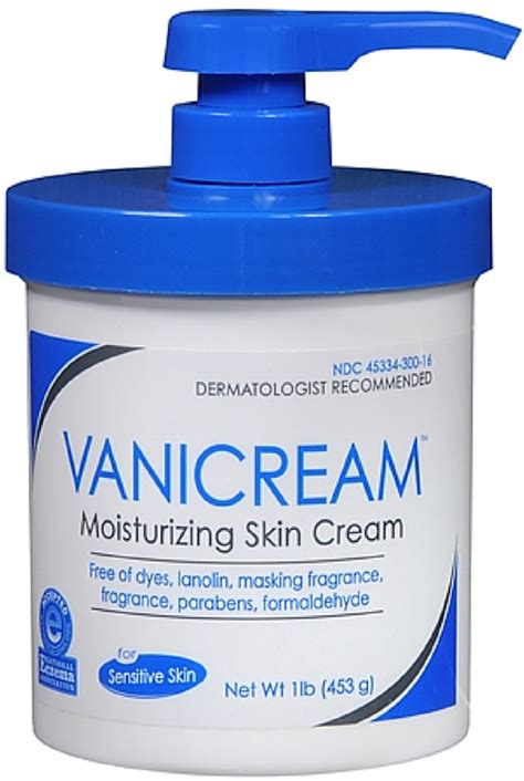 Vanicream Skin Cream With Pump Dispenser 16 oz (Pack of 4) - Walmart.com