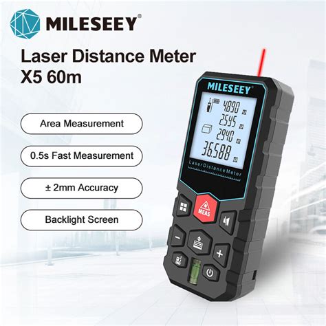 Mileseey Laser Distance Meter X X Laser Rangefinder M M M For