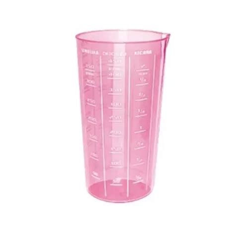 Copo Medidor Rosa Graduado de Plástico 500ml Shopee Brasil