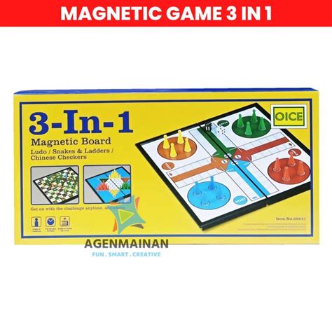 Jual Mainan Anak Magnetic Board Games Papan Magnet Ular Tangga Ludo