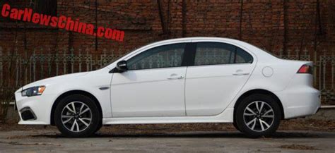 Spy Shots This Is The New Mitsubishi Lancer Ex For China