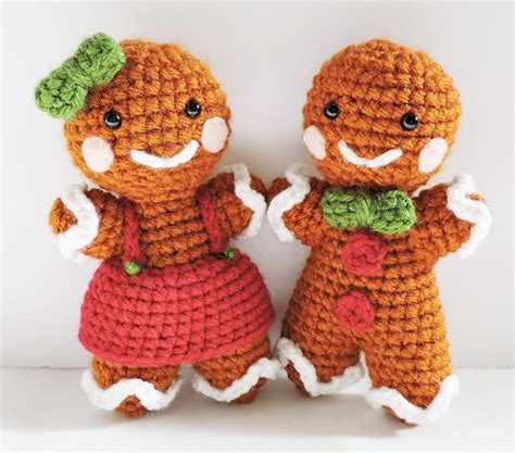 Crochet Gingerbread Pattern Crochet Gingerbread Man Etsy