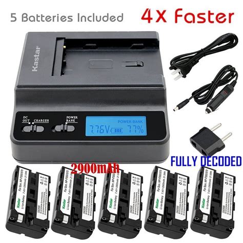 Kastar Np F Battery Pack And Ultra Fast Charger X Faster Kit