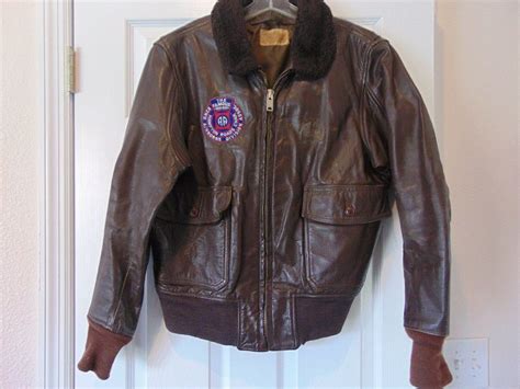 Mens Infamous Airborne Leather Jacket A Jackets