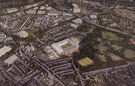 Aston Villa Unveils New Cgis Of Villa Park Redevelopment Downtown In