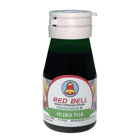 Jual Red Bell Pewarna Cair Hijau Tua 30 Gr Shopee Indonesia