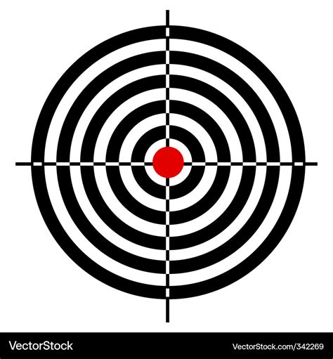 Target Board Royalty Free Vector Image Vectorstock