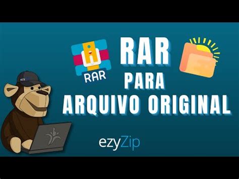 Como Converter RAR Para Arquivo Original Guia Simples YouTube