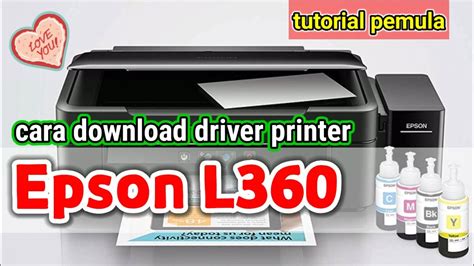 Cara Download Driver Epson L360 Youtube