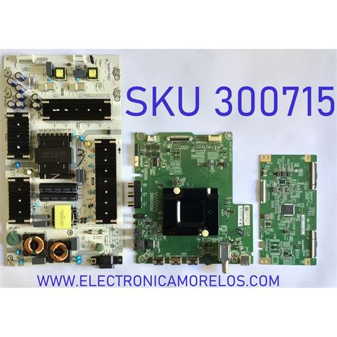 KIT DE TARJETAS PARA TV HISENSE MAIN 249123 RSAG7 820 8593 ROH